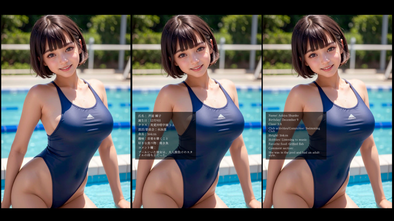 英愛沖塔学園 美少女図鑑 (Eiai chutou academy Beautiful girls picture book)