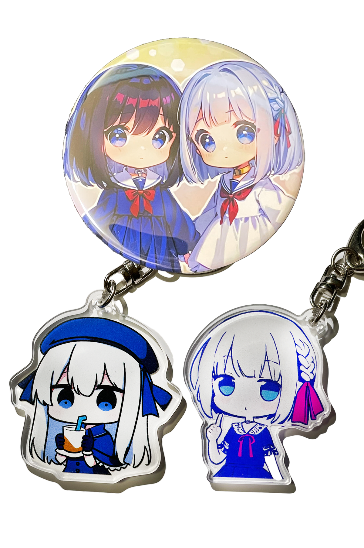 グッズ三点セット(アクキー×2,缶バッチ×1)