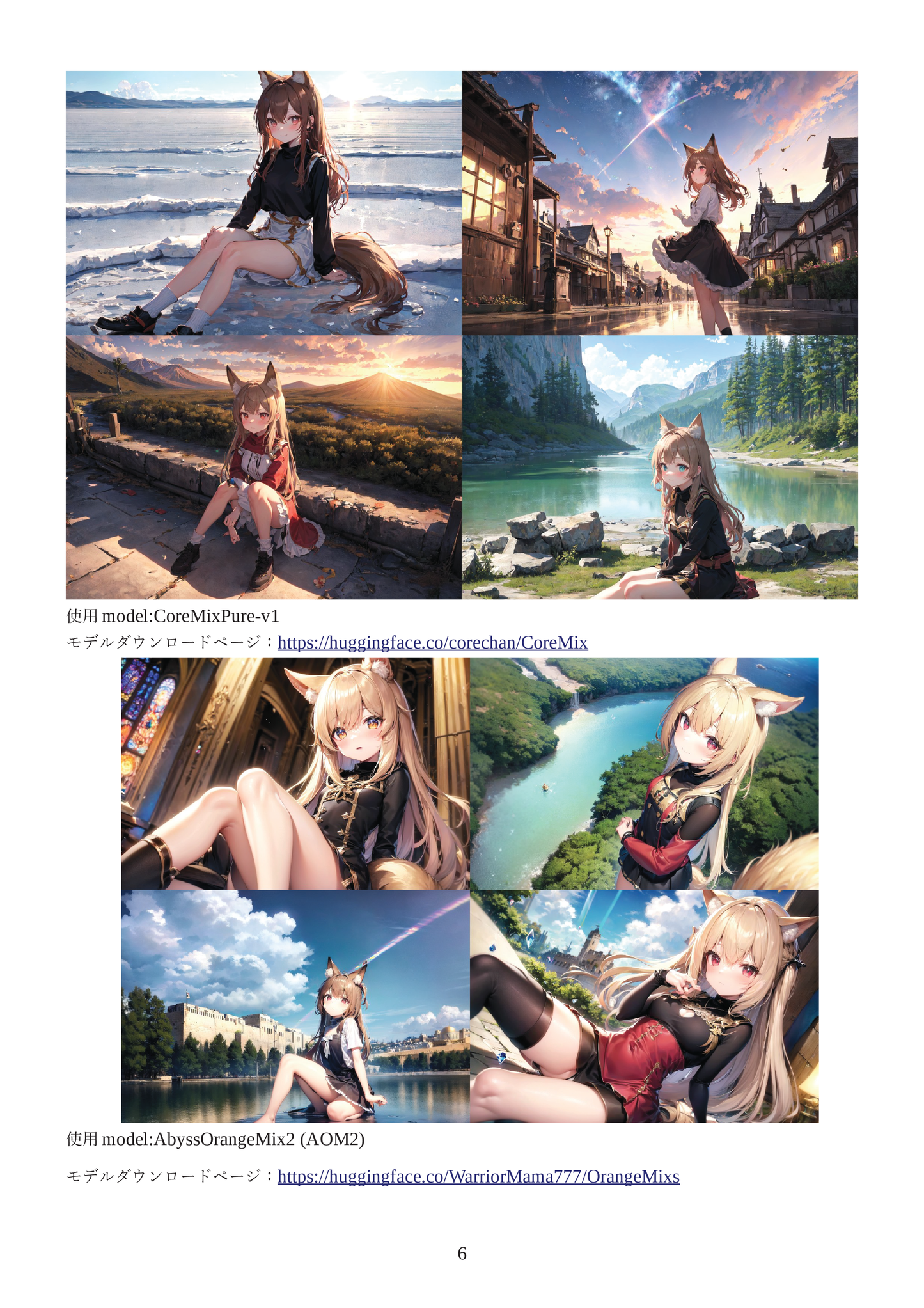 【PDF】背景prompt集50&Wildcard+説明書