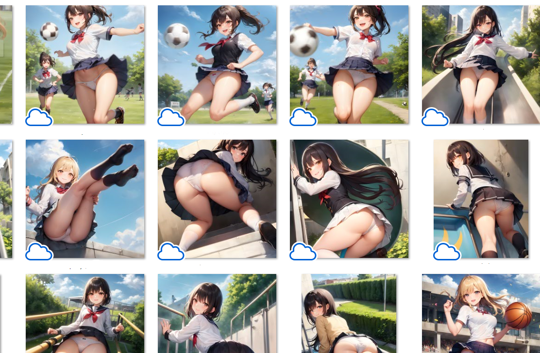 【画像データ】SportyGirls ~制服のまま元気にスポーツしちゃう女の子たち~